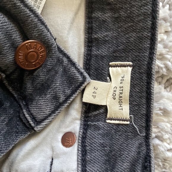 NWOT Madewell 90’s straight crop jeans. - Picture 4 of 5